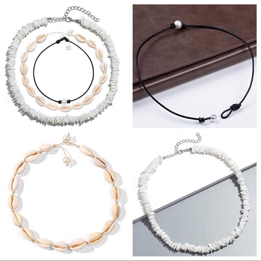 VSCO PACK OF 3 NECKLACES 🐚